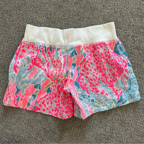 Lilly Pulitzer Beach Short in Turquoise‎ Lets Cha Cha Size XS - Picture 6 of 7